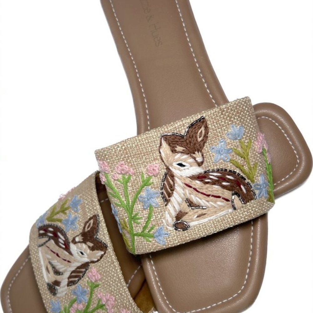 Vegan jute slide